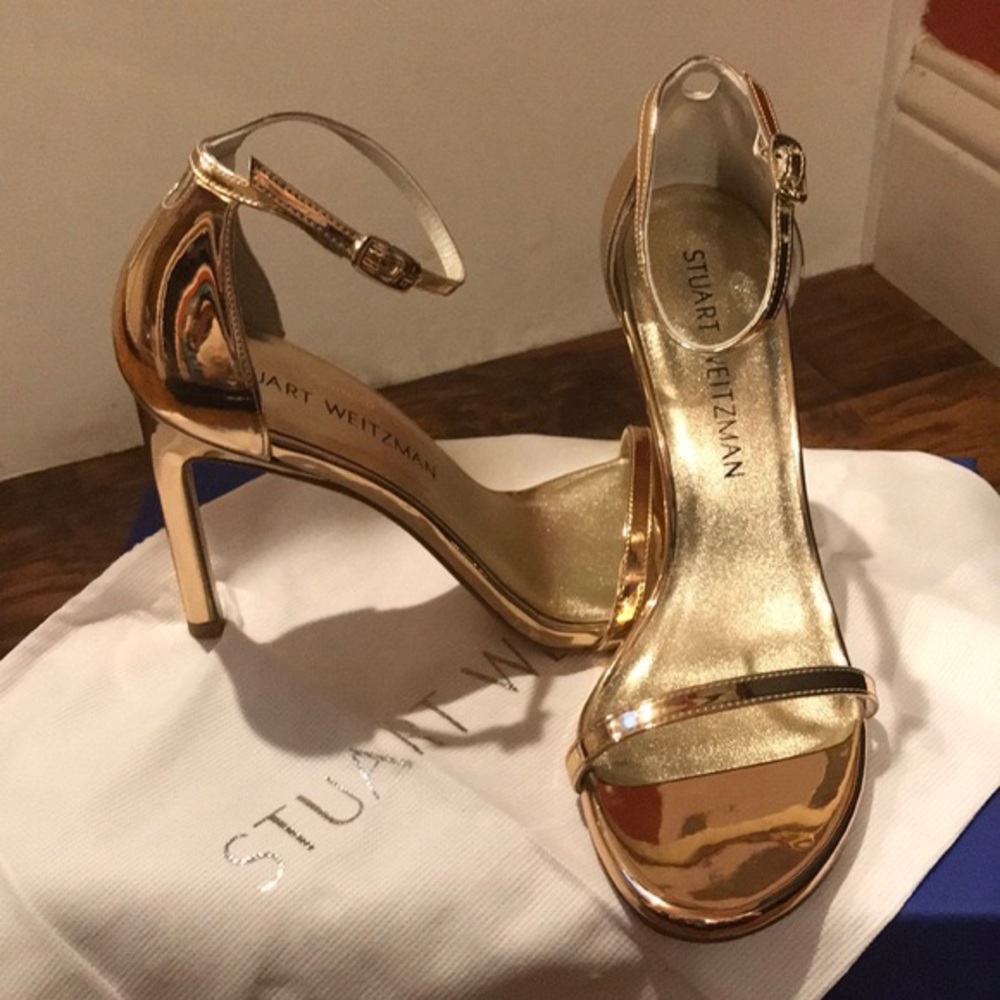 Stuart Weitzman Nudistsong (Rose Gold) High Heels